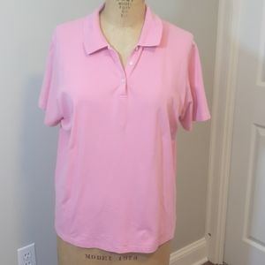 Talbots Woman Pink Polo 1X